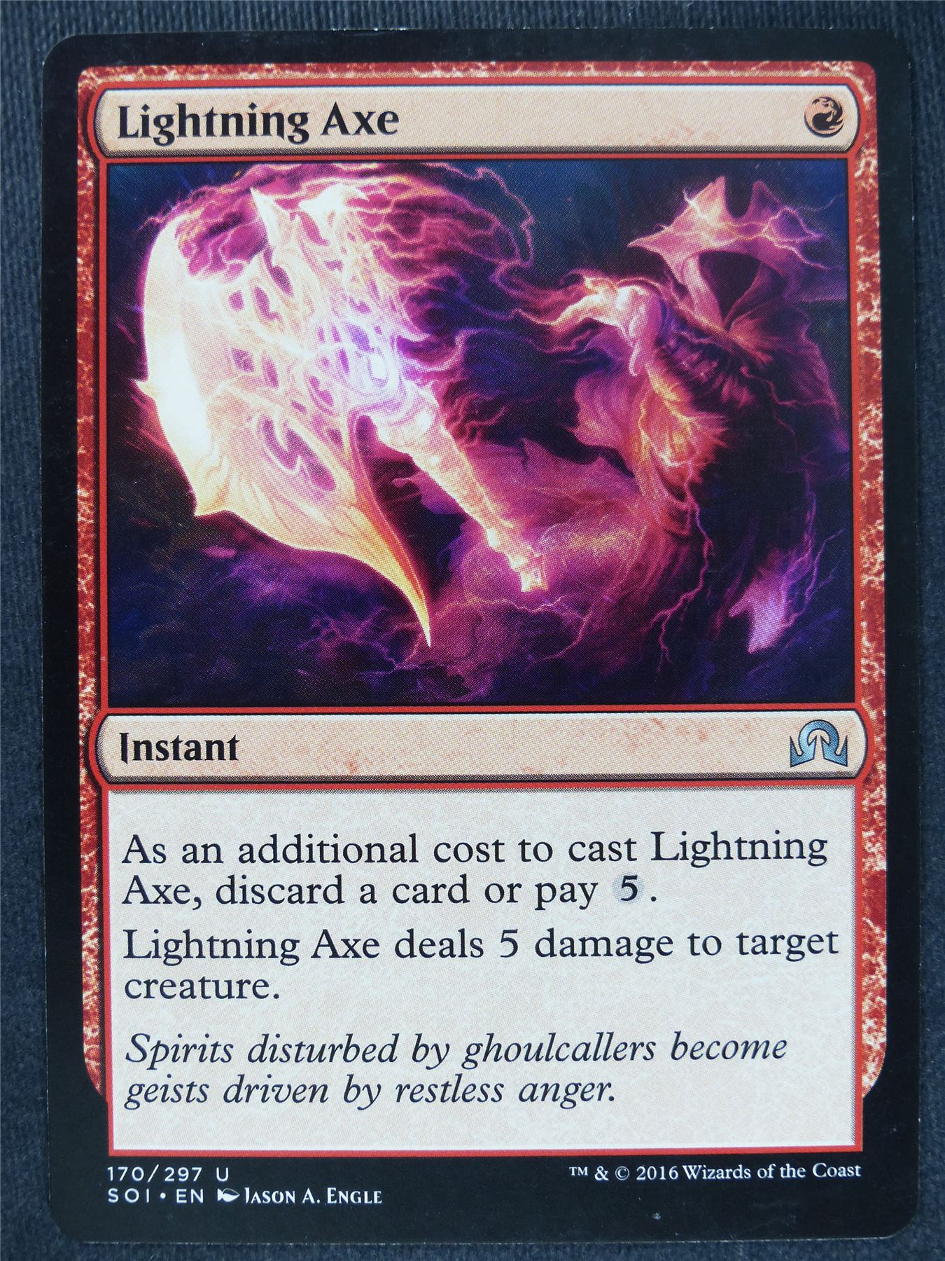 Lightning Axe - Mtg Magic Cards #BP