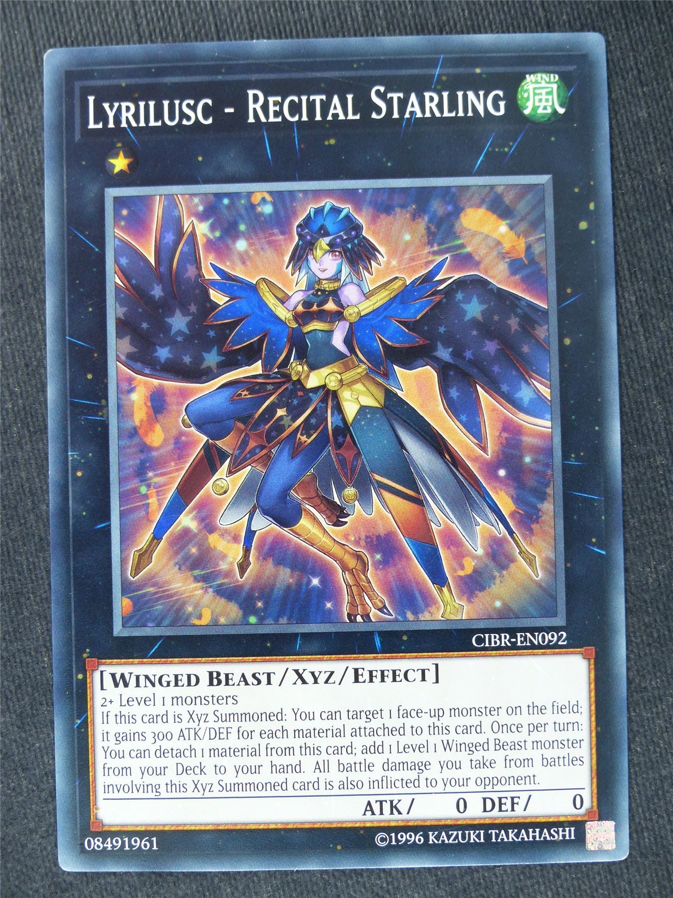 Lyrilusc - Recital Starling CIBR - Yugioh Cards #15J