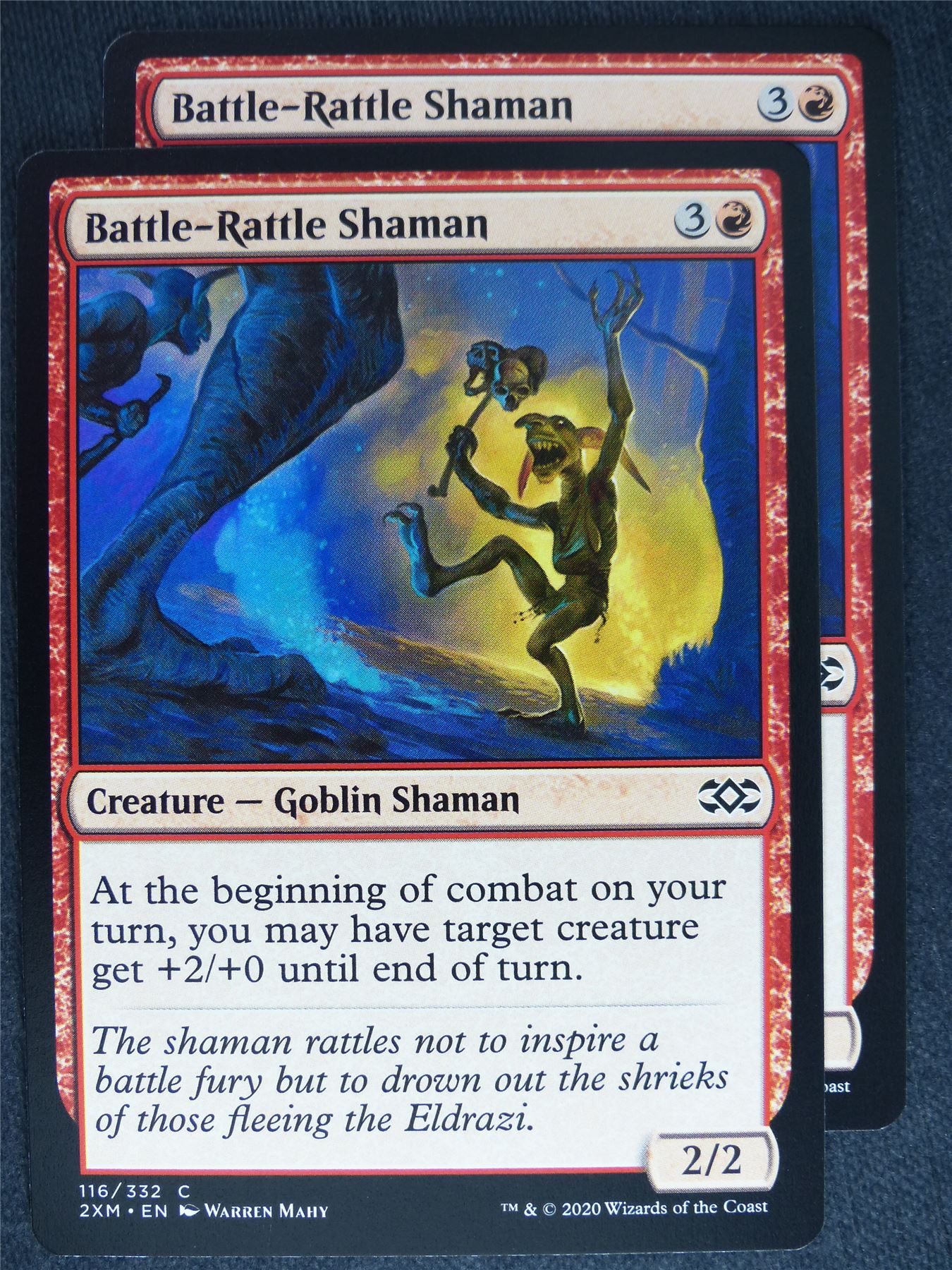 Battle-Rattle Shaman x2 - Double Masters - Mtg Magic Cards #7Q