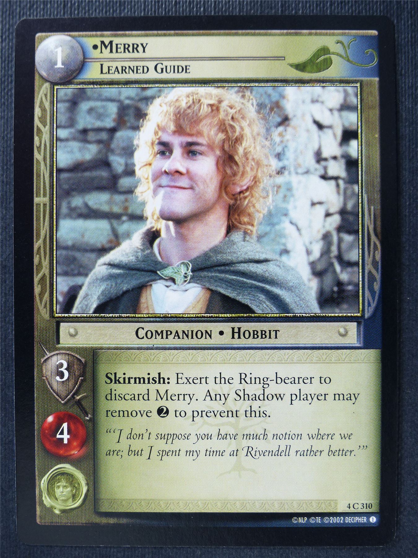 Merry 4 C 310 - LotR Card #3FY