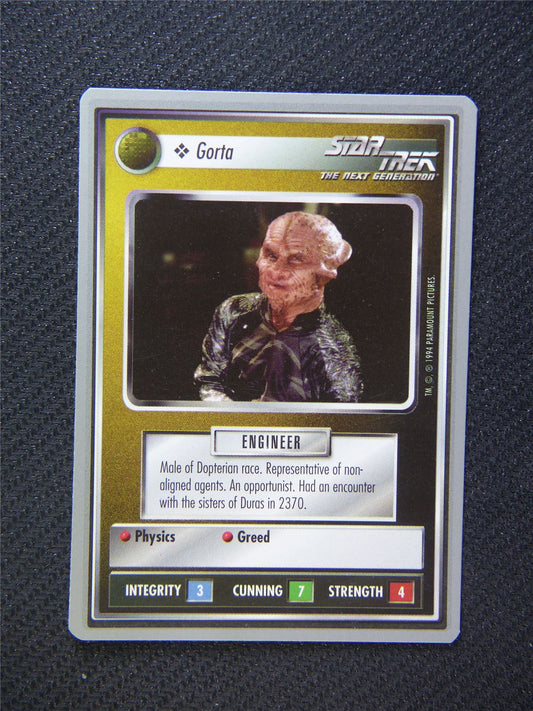 Gorta - Star Trek Silver Border Card Decipher #2CE