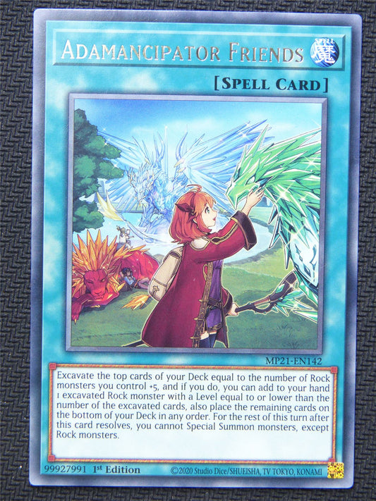 Adamancipator Friends MP21 Rare 1st Ed - Yugioh Card #4LR