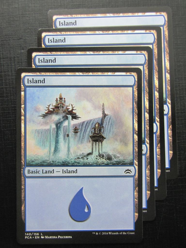 MTG Magic Cards: ISLAND 140/156 x4 # 25J28