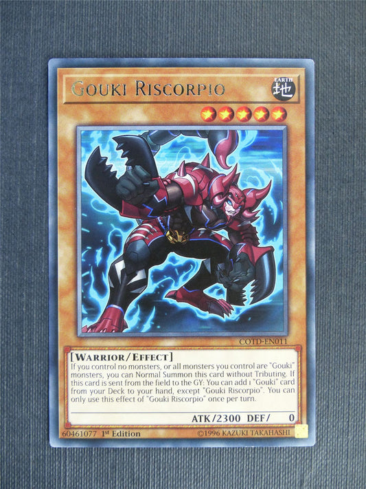 Gouki Riscorpio COTD Rare - 1st ed - Yugioh Cards #177