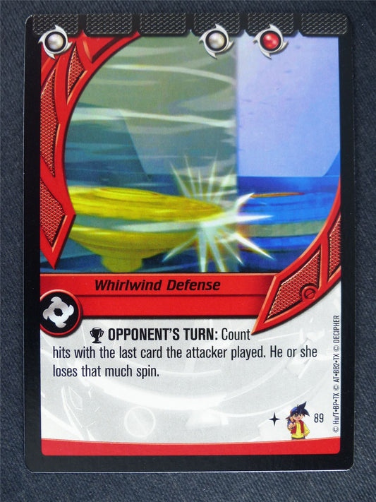 Whirwind Defense 89 - Beyblade Cards #WY