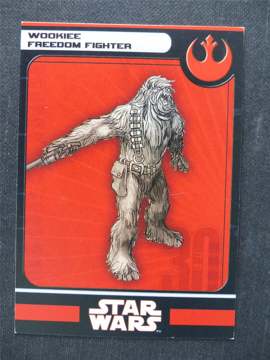 Wookiee Freedom Fighter 23/60 - Star Wars Miniatures Spare Cards #AY