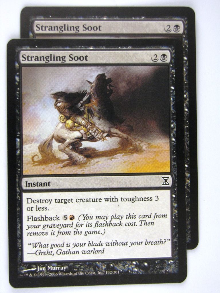 MTG Magic: The Gathering Cards: STRANGLING SOOT x2: TSP