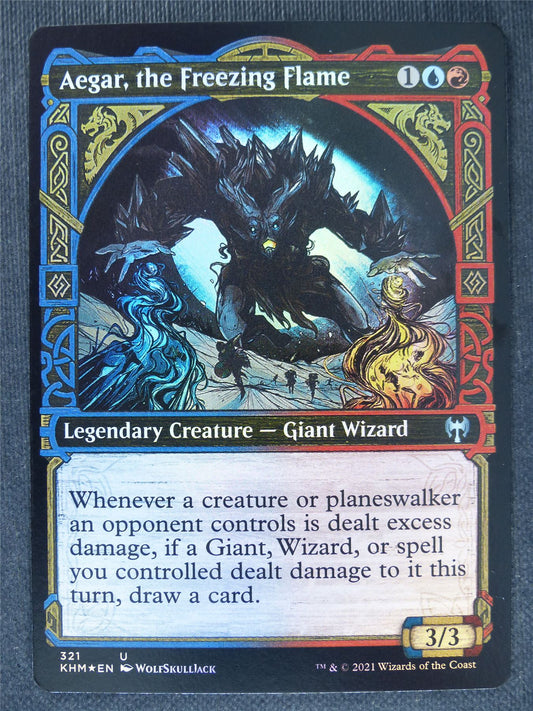 Aegar the Freezing Flame Showcase Foil