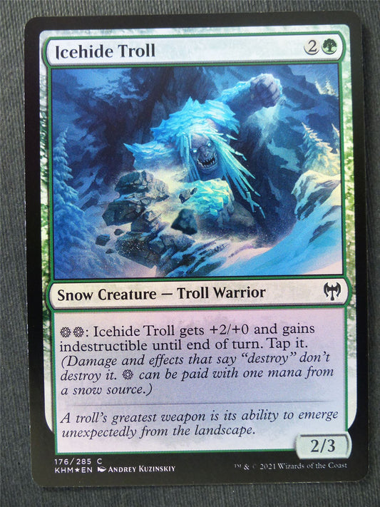 Icehide Troll Foil - Mtg Magic Cards #Z0