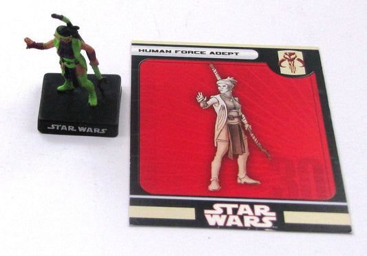 Star Wars Miniature: HUMAN FORCE ADEPT # 11A72