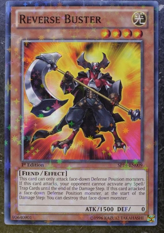 Yugioh Cards: REVERSE BUSTER SP14 STARFOIL # 3A12