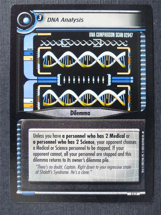 DNA Analysis - Star Trek Cards #UK