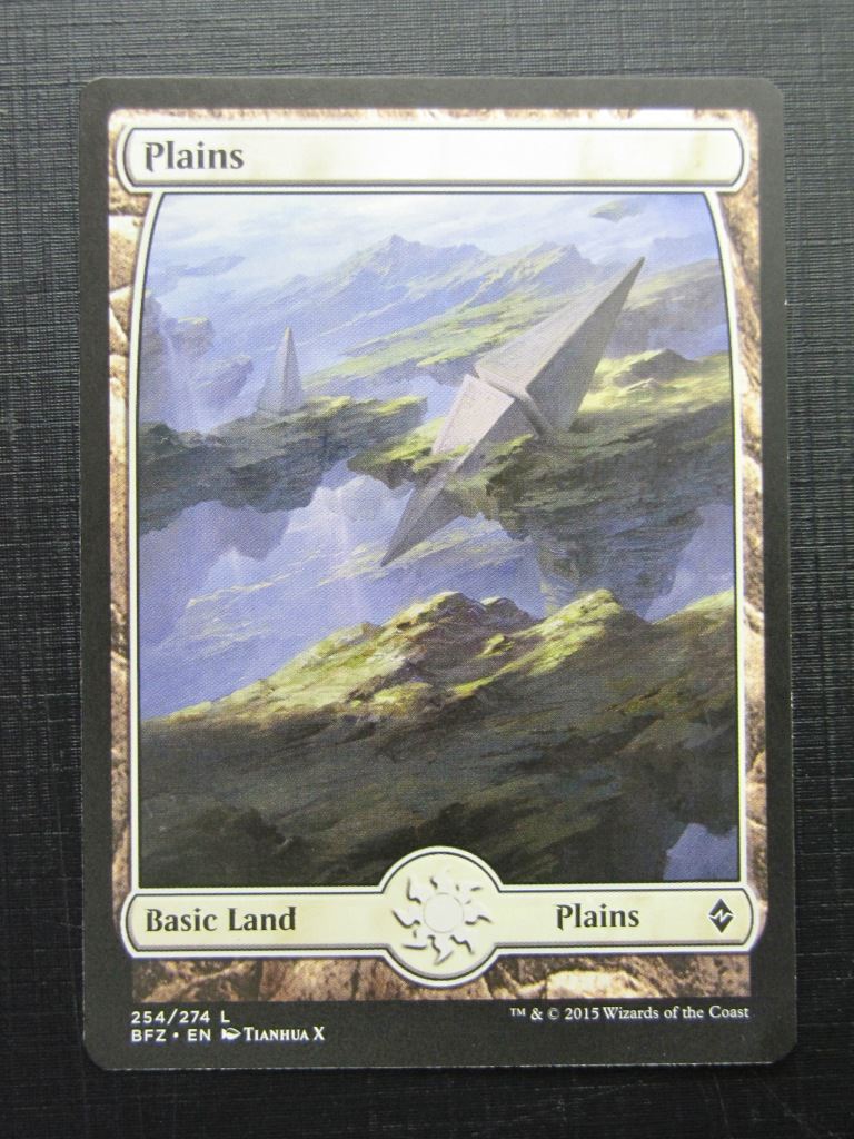 MTG Magic Cards: PLAINS FULL ART 254/274 # 26D7