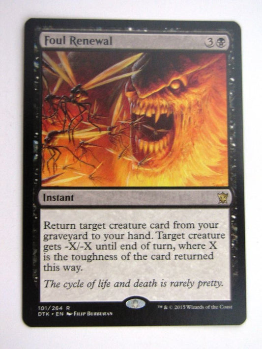 MTG Magic Cards: FOUL RENEWAL # 36G84