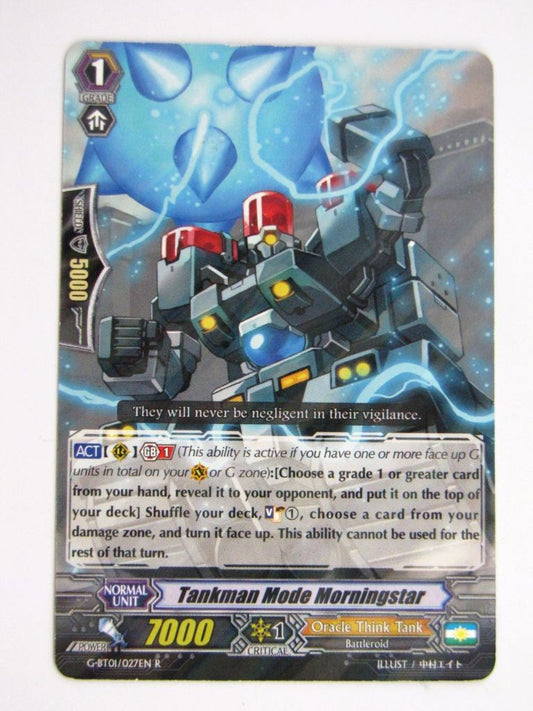 Vanguard Cards: TANKMAN MODE MORNINGSTAR G-BT01 R # 36I7