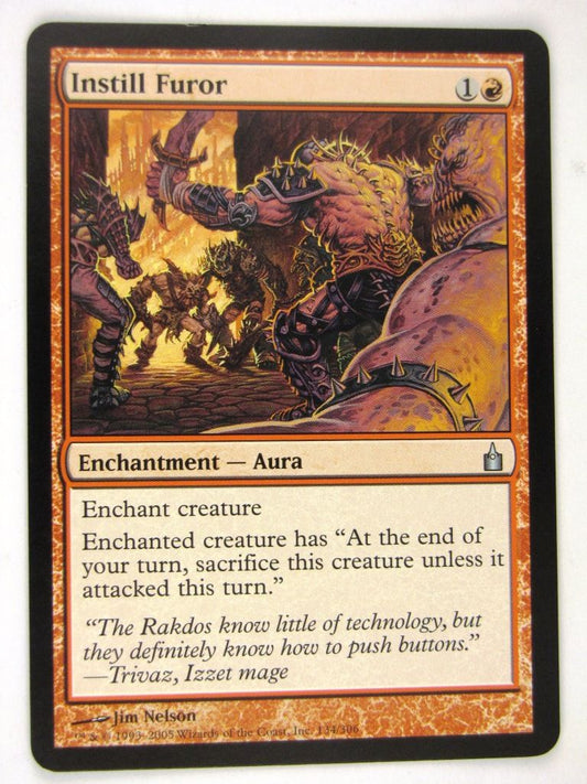 MTG Magic: the Gathering Cards: INSTILL FUROR: RAV