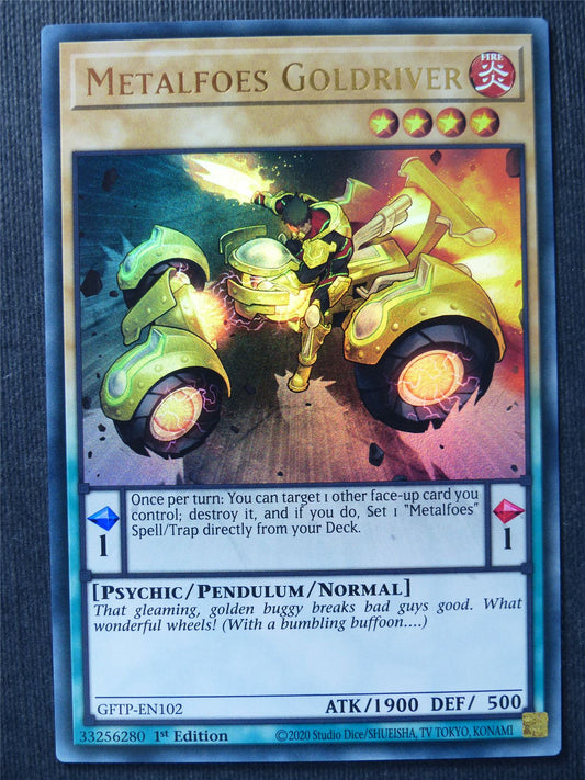 Metalfoes Goldriver GFTP Ultra Rare - 1st ed - Yugioh Cards #IC