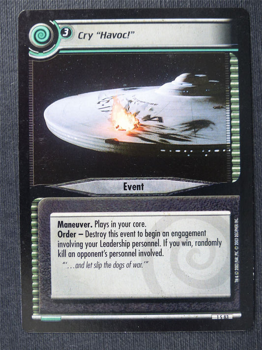 Cry Havoc! - Star Trek Cards #VR