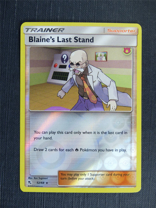 Blaine's Last Stand 52/68 Reverse Holo - Pokemon Cards #1WZ