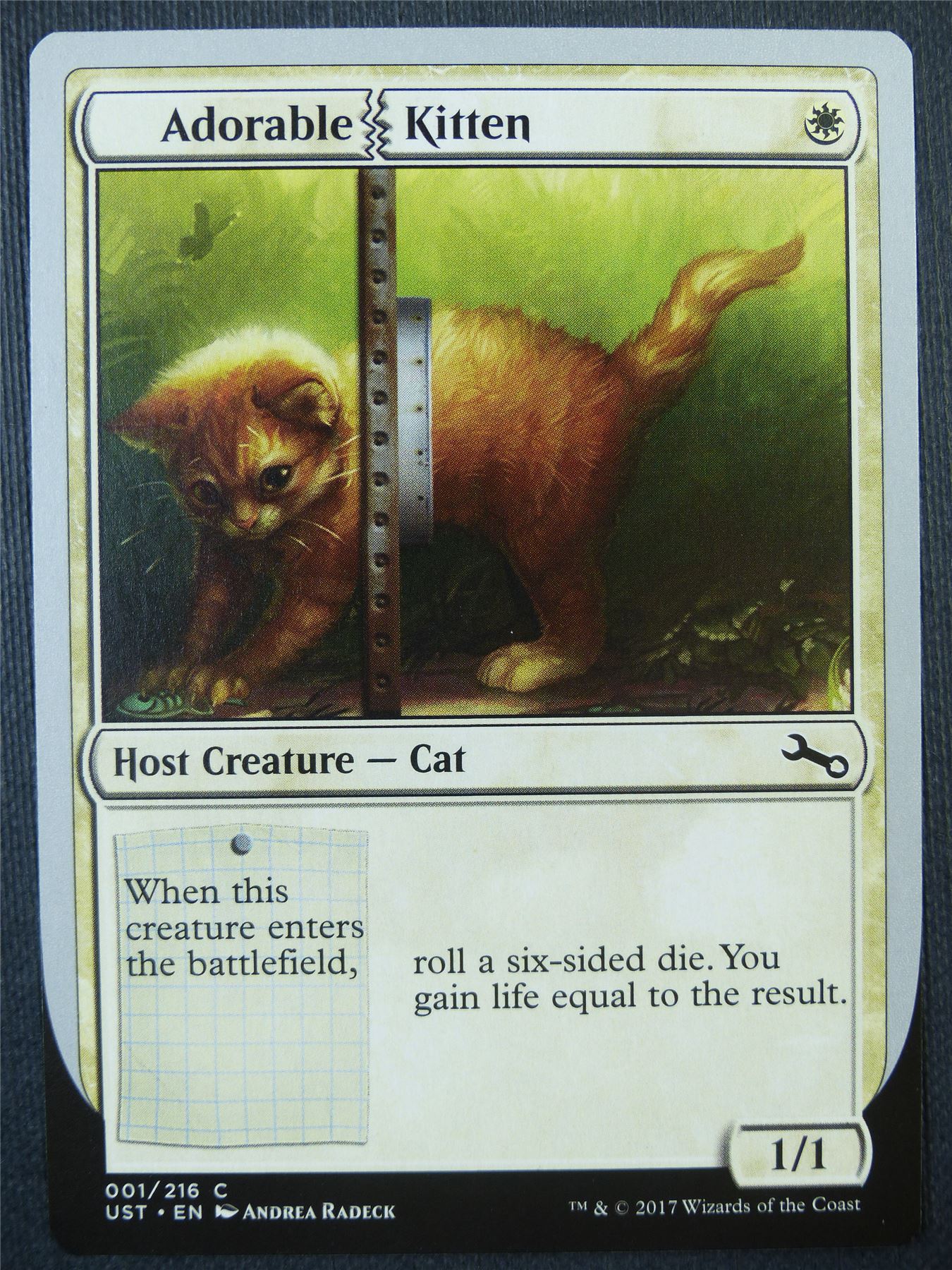 Adorable Kitten - Unstable - Mtg Card #5OP