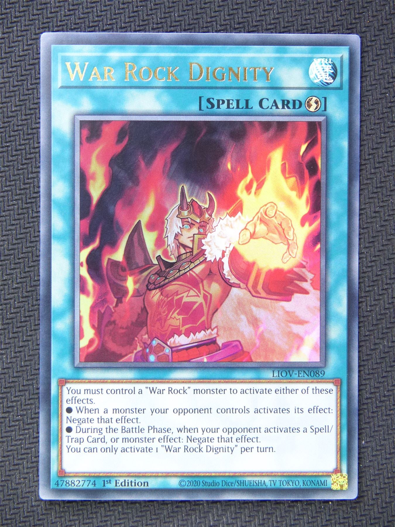 War Rock Dignity LIOV Ultra Rare - Yugioh Cards #5F9