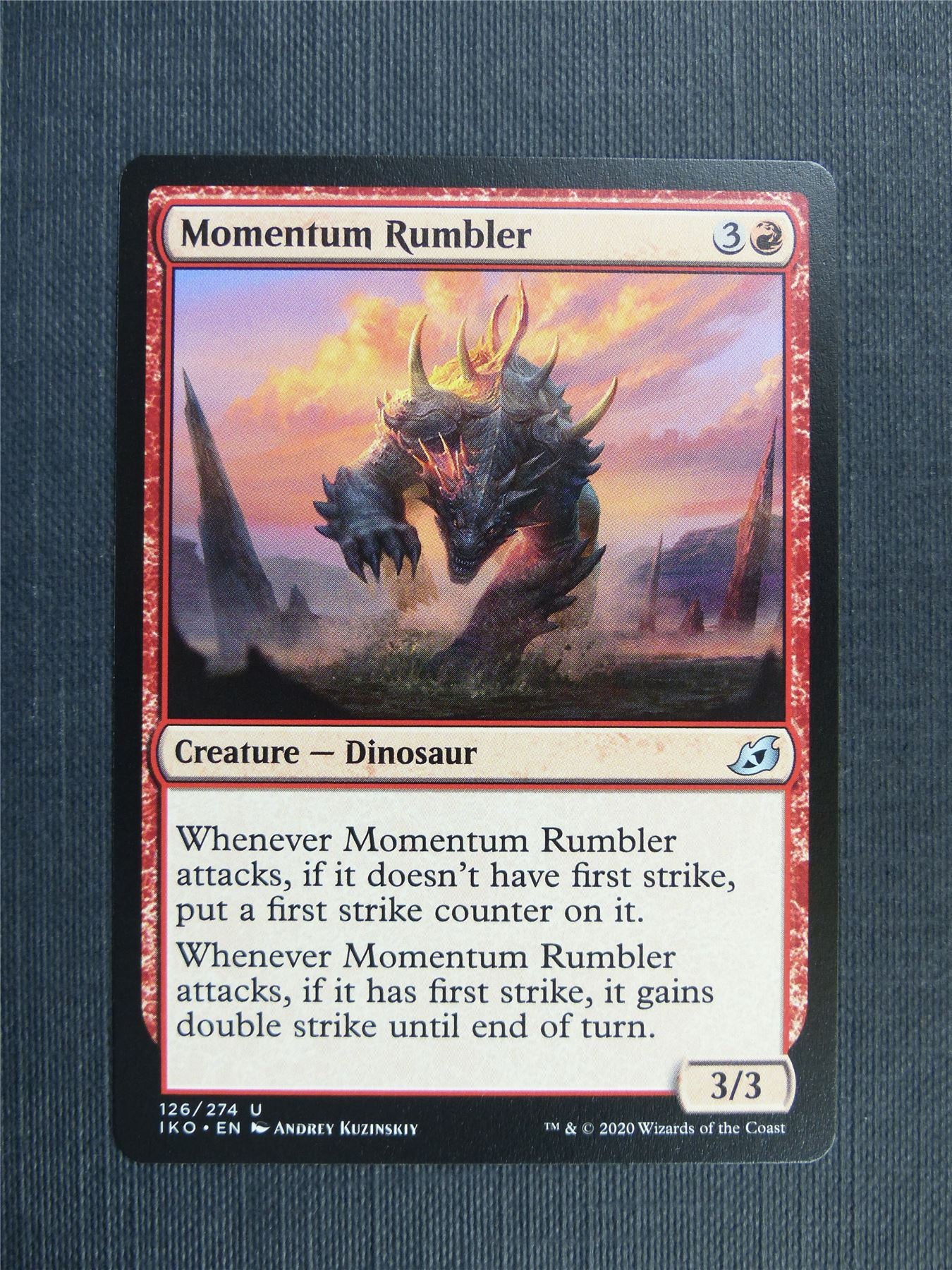 Momentum Rumbler - IKO Mtg Card