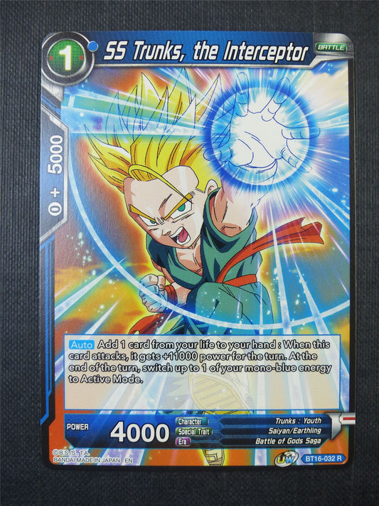 SS Trunks the Interceptor R - Dragon Ball Super Card #1H