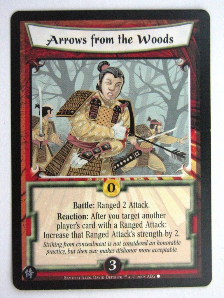 Vintage L5R Cards: ARROWS FROM THE WOODS # 27F88