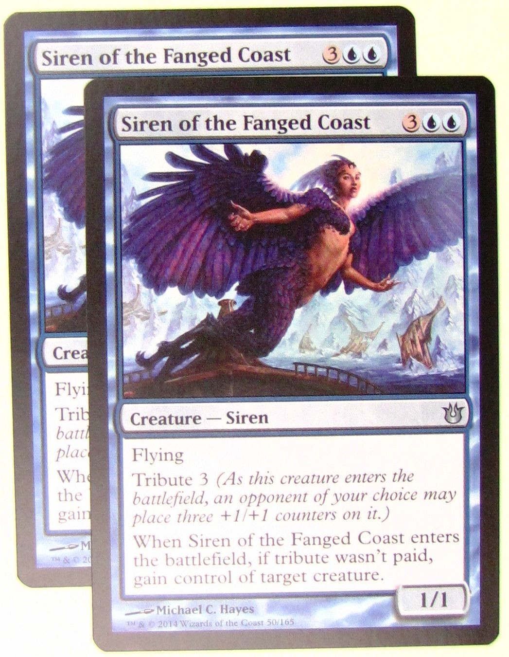 MTG Magic the Gathering Born of the Gods: Siren of the Fanged Coast  x2