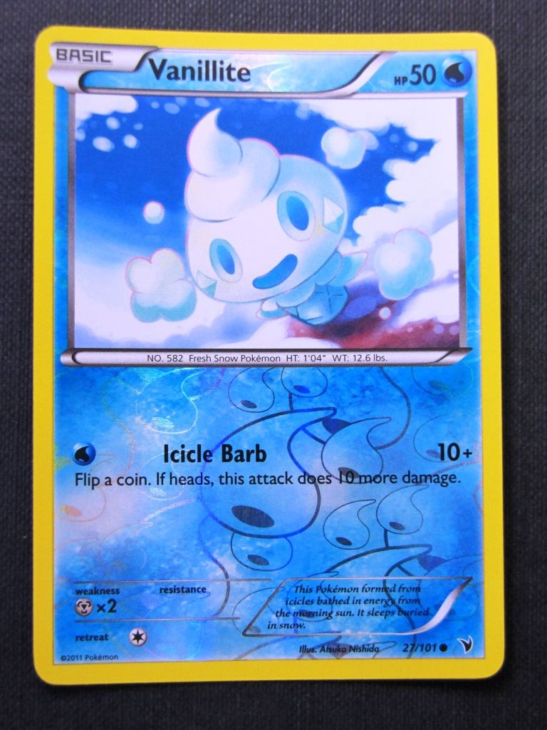 Vanillite 27/101 Reverse Holo - Pokemon Cards #2AF