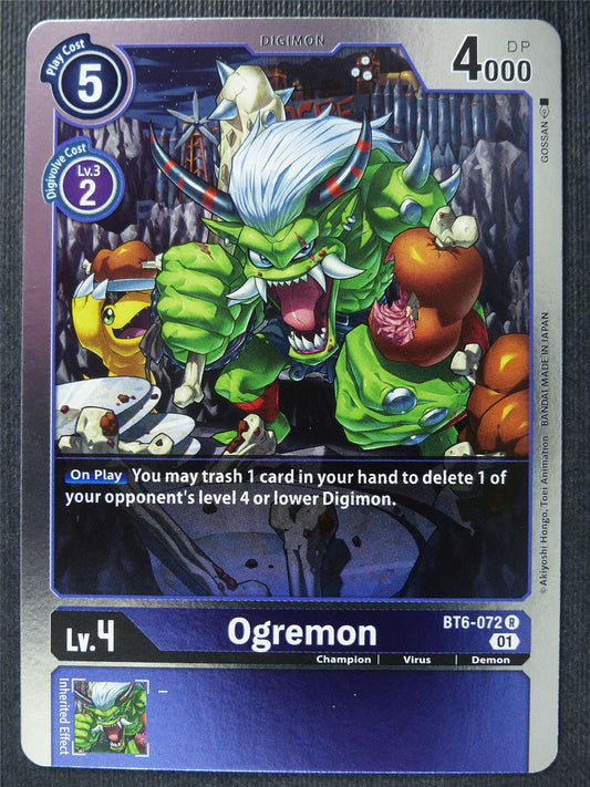 Ogremon BT6-072 R - Digimon Card #26U