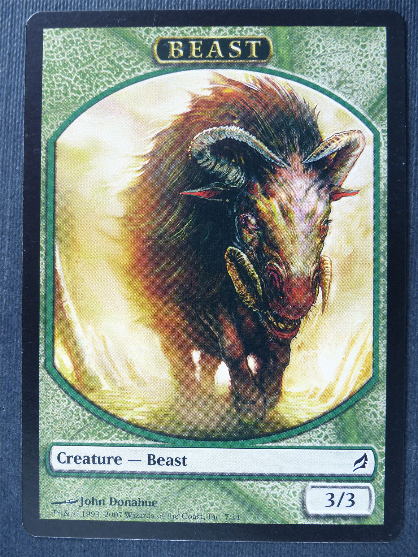 Beast Token - Mtg Card #4N1