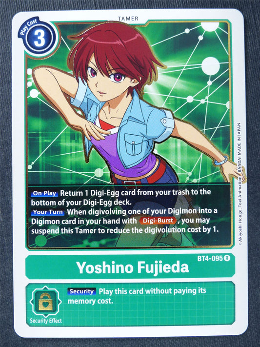 Yoshino Fujieda BT4-095 R - Digimon Cards #YV