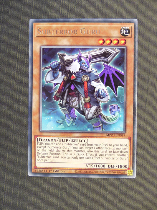 Subterror Guru MP20 Rare - 1st ed - Yugioh Cards #5HG