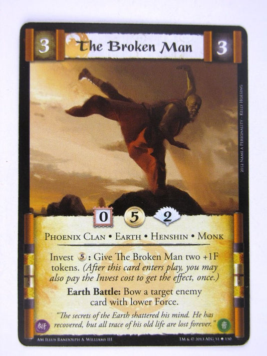 L5R Cards: Aftermath: THE BROKEN MAN # 14H55