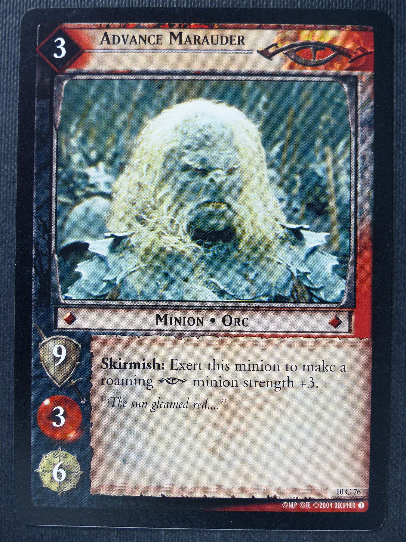 Advance Marauder 10 C 76 - LotR Card #3JP