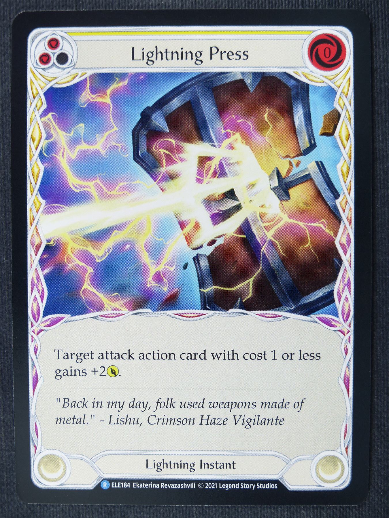 Lightning Press R Yellow - 1st Ed Tales of Aria - Flesh and Blood