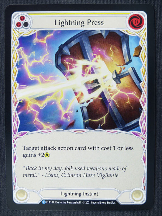 Lightning Press R Yellow - 1st Ed Tales of Aria - Flesh and Blood