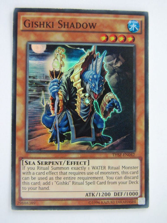 Yugioh Cards: GISHKI SHADOW THSF SUPER RARE # 6A56