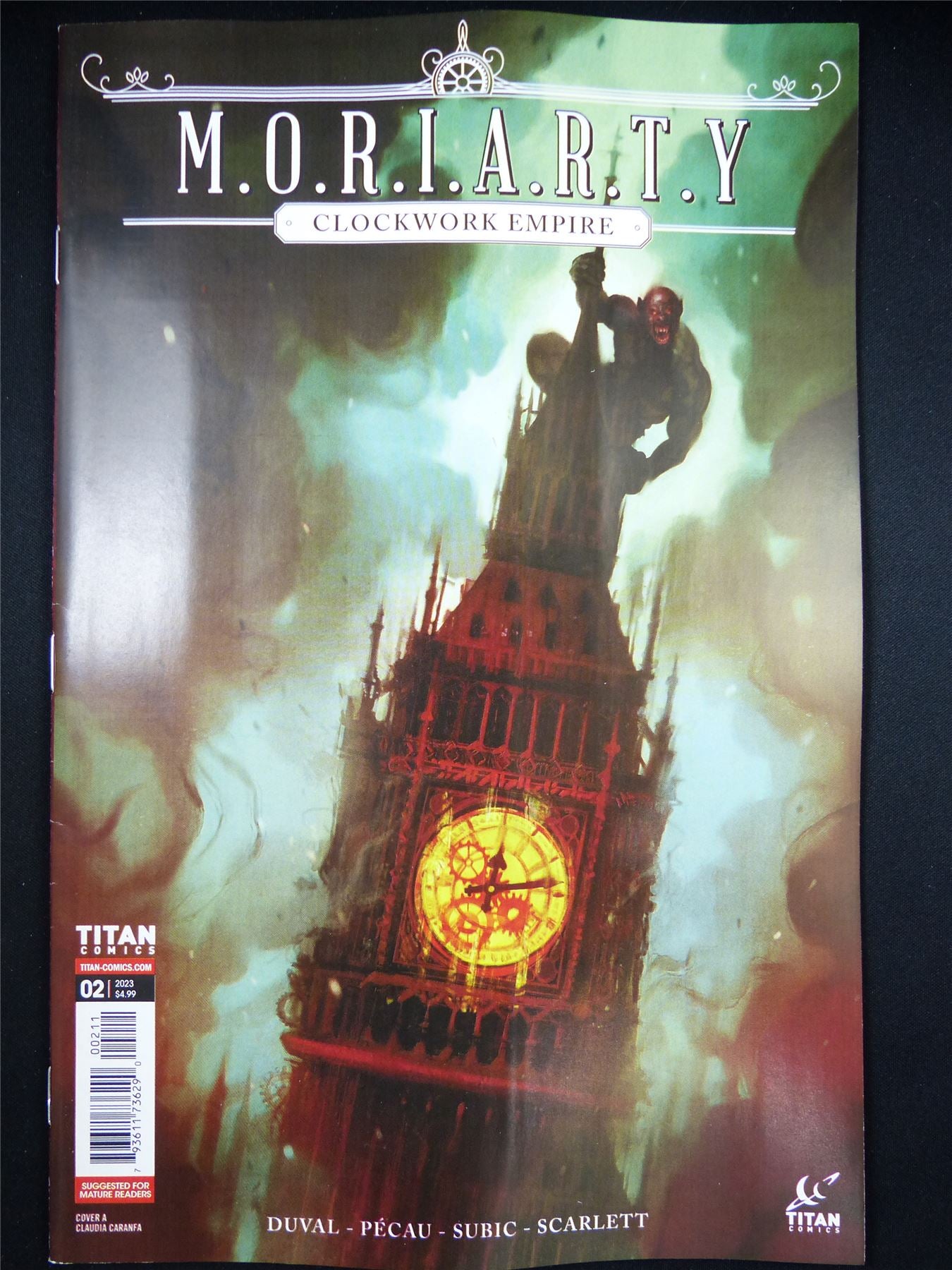 MORIARTY: Clockwork Empire #2 Cvr A - Mar 2023 Titan Comic #YF