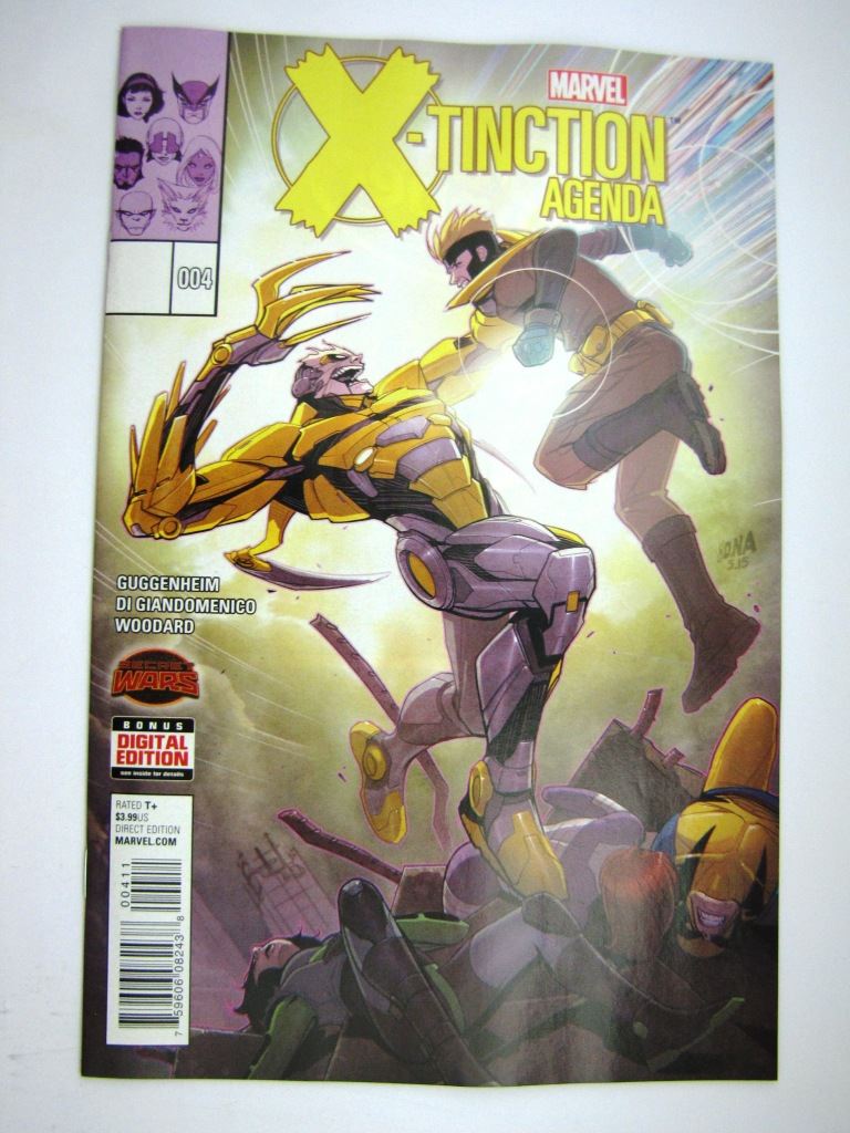 Marvel Comics: X-TINCTION AGENDA #4 NOVEMBER 2015 # 36D2