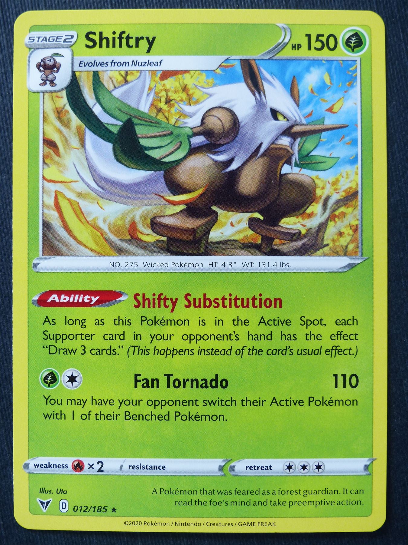 Shiftry 012/185 - Pokemon Cards #BC