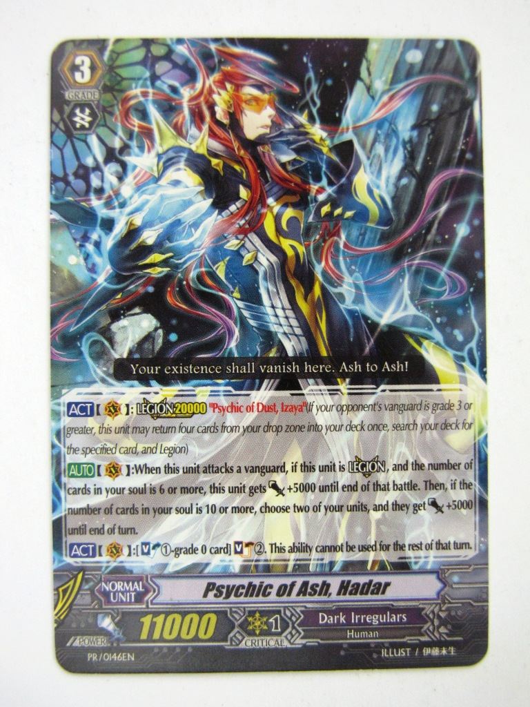 Vanguard Promo Cards: PSYCHIC OF ASH, HADAR # 13H92