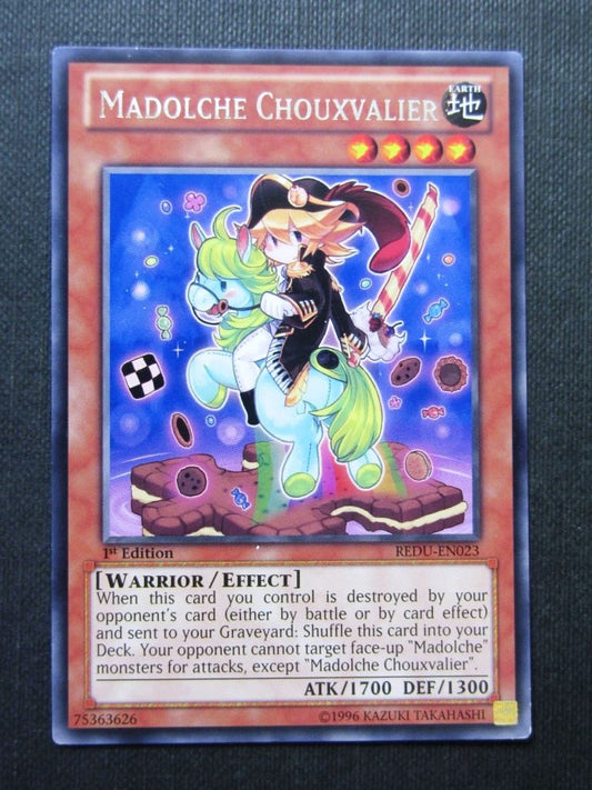 Madolche Chouxvalier REDU Rare - 1st ed - Yugioh Cards #16L