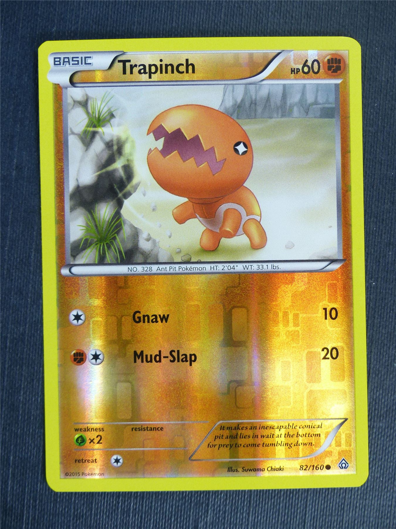 Trapinch 82/160 Reverse Holo - Pokemon Cards #2J0