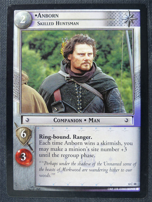 Anborn 6 C 48 - LotR Card #494