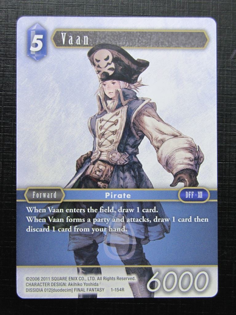 Final Fantasy Cards: VAAN 1-154R # 27D39