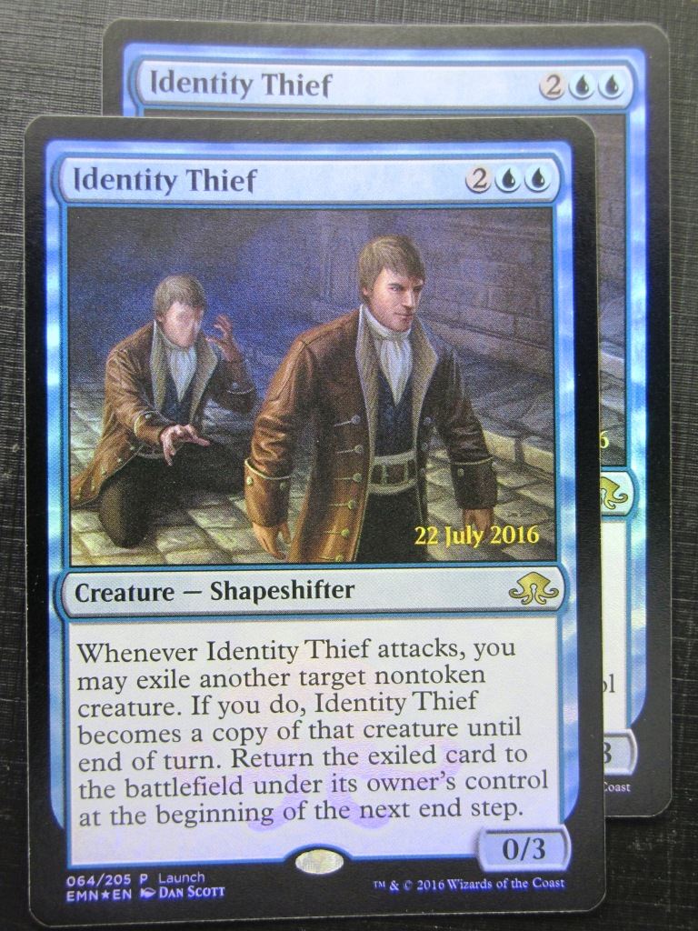 IDENTITY THIEF x2 - FOIL Promo - Mtg Card # 3F59