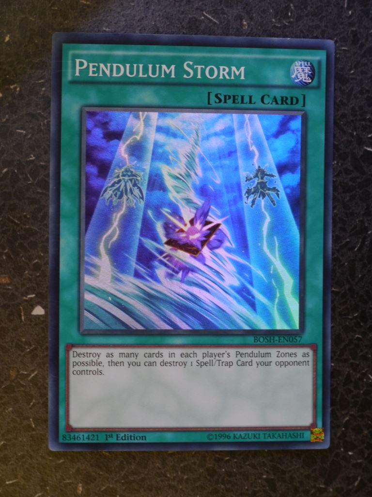 Yugioh Cards: PENDULUM STORM BOSH  SUPER RARE # 3C82