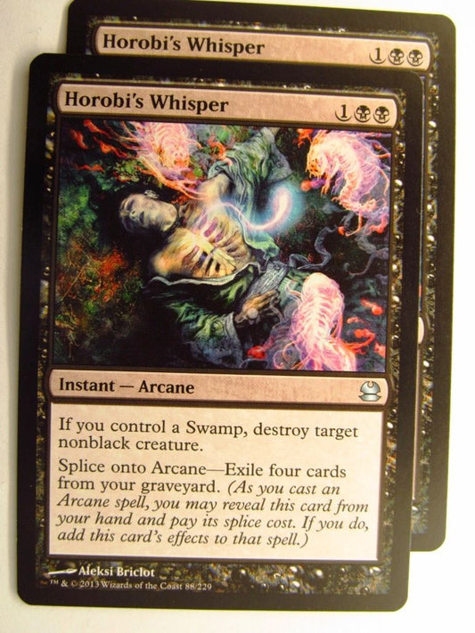 MTG magic the gathering CCG: HOROBI'S WHISPER x2: MODERN MASTERS